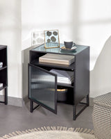 Trixie Nachttisch Stahl mit schwarzem Finish 45 x 58 cm von Kave Home – Produktbild 7