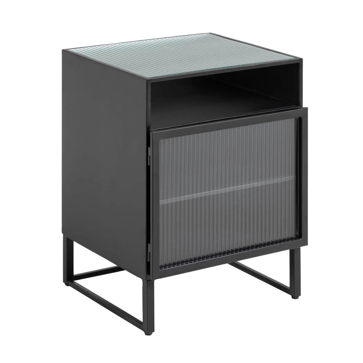 Trixie Nachttisch Stahl mit schwarzem Finish 45 x 58 cm von Kave Home – Produktbild 8