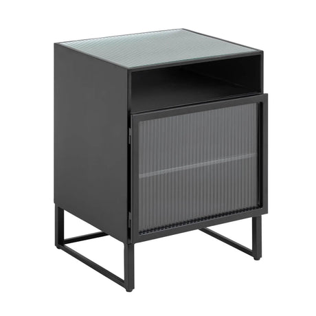 Trixie Nachttisch Stahl mit schwarzem Finish 45 x 58 cm von Kave Home – Produktbild 8