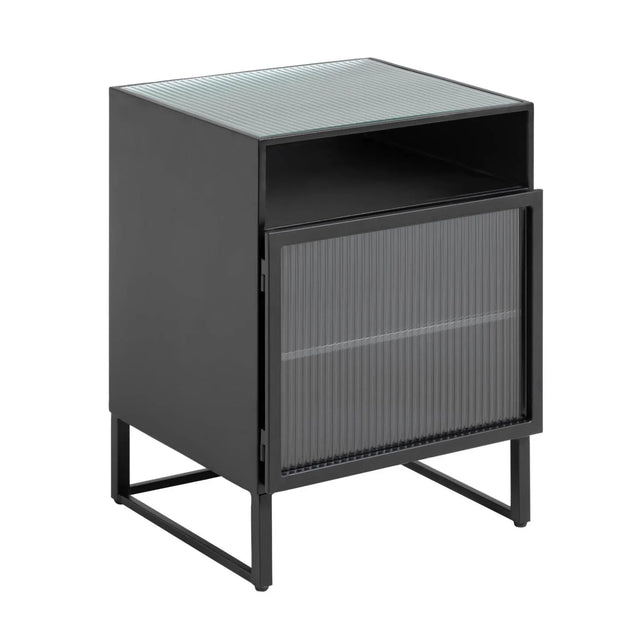 Trixie Nachttisch Stahl mit schwarzem Finish 45 x 58 cm von Kave Home – Produktbild 8