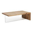 Tulsi Couchtisch aus massiver Eiche und Glas 120 x 70 cm von Kave Home – Produktbild 6