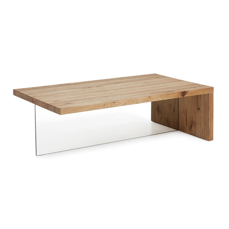 Tulsi Couchtisch aus massiver Eiche und Glas 120 x 70 cm von Kave Home – Produktbild 6
