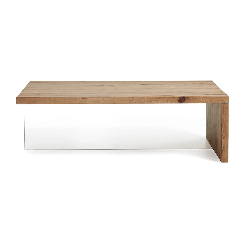 Tulsi Couchtisch aus massiver Eiche und Glas 120 x 70 cm von Kave Home – Produktbild 7