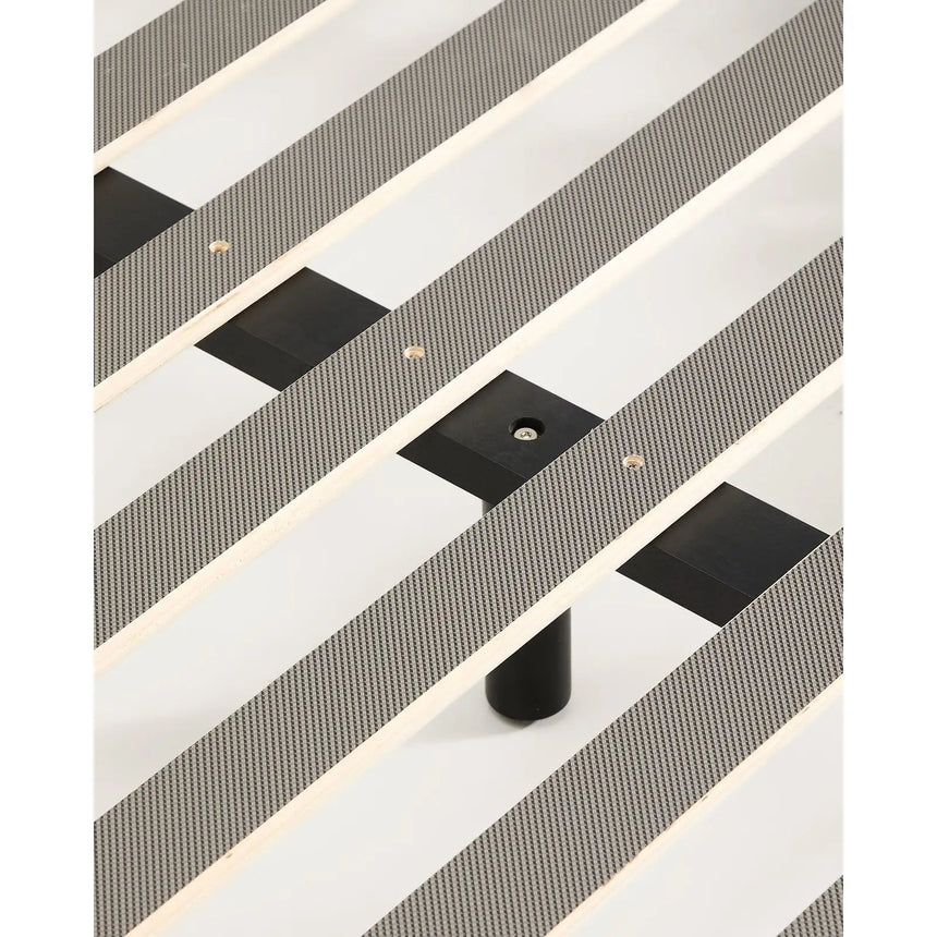 Unterbau Norlen aus Nussbaumfurnier mit dunklem Finish für Matratzen 160 x 200 cm FSC Mix Credit von Kave Home – Produktbild 11