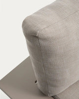 Vathi 3-Sitzer-Sofa aus Aluminium mit linker Chaiselongue in Taupe 250 x 159 cm von Kave Home – Bild 7