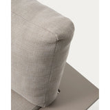 Vathi 3-Sitzer-Sofa aus Aluminium mit rechter Chaiselongue in Taupe 250 x 159 cm von Kave Home – Bild 3