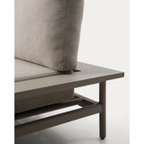 Vathi 3-Sitzer-Sofa aus Aluminium mit rechter Chaiselongue in Taupe 250 x 159 cm von Kave Home – Bild 4
