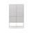 Vedrana Highboard 4 Türen MDF weiß lackiert 97,5 x 160 cm von Kave Home – Bild 1