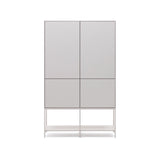 Vedrana Highboard 4 Türen MDF weiß lackiert 97,5 x 160 cm von Kave Home – Bild 1