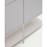 Vedrana Highboard 4 Türen MDF weiß lackiert 97,5 x 160 cm von Kave Home – Bild 12