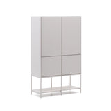 Vedrana Highboard 4 Türen MDF weiß lackiert 97,5 x 160 cm von Kave Home – Bild 6