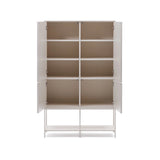 Vedrana Highboard 4 Türen MDF weiß lackiert 97,5 x 160 cm von Kave Home – Bild 8