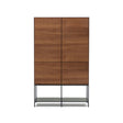 Vedrana Highboard 4 Türen aus Nussholzfurnier oder MDF, 97.5 x 160 cm von Kave Home – Bild 1