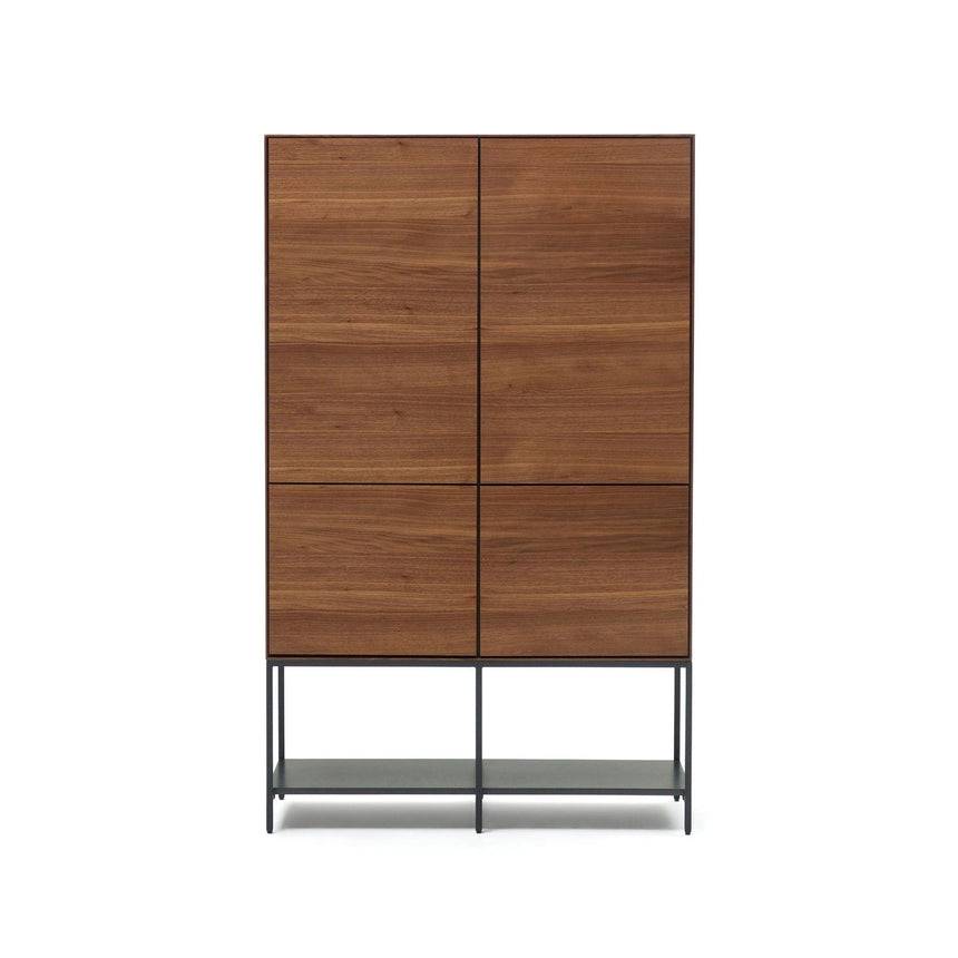 Vedrana Highboard 4 Türen aus Nussholzfurnier oder MDF, 97.5 x 160 cm von Kave Home – Bild 1