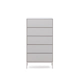 Vedrana Kommode 5 Schubladen MDF weiß lackiert 60 x 114 cm von Kave Home – Bild 1