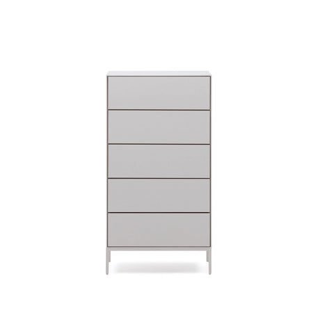 Vedrana Kommode 5 Schubladen MDF weiß lackiert 60 x 114 cm von Kave Home – Bild 1