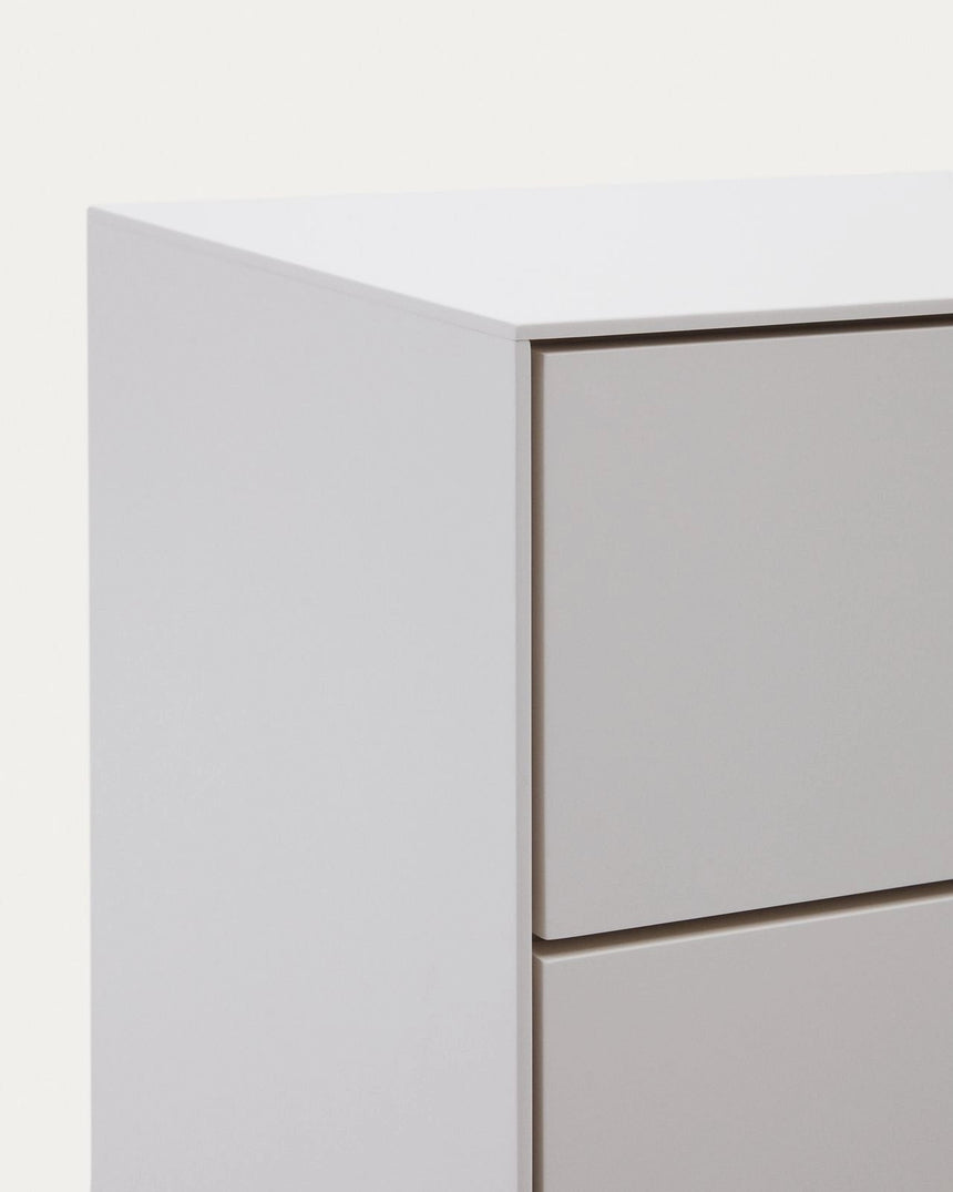 Vedrana Kommode 5 Schubladen MDF weiß lackiert 60 x 114 cm von Kave Home – Bild 9