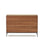 Vedrana Kommode aus 3 Schubladen aus Nussholzfurnier oder Holz und Stahlbeinen 110 x 75 cm von Kave Home – Bild 1