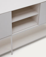 Vedrana Sideboard 3 Türen MDF weiß lackiert 195 x 80 cm von Kave Home – Produktbild 1