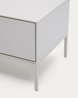 Vedrana TV-Schrank 3 Schubladen MDF weiß lackiert 195 x 35 cm von Kave Home – Produktbild 4