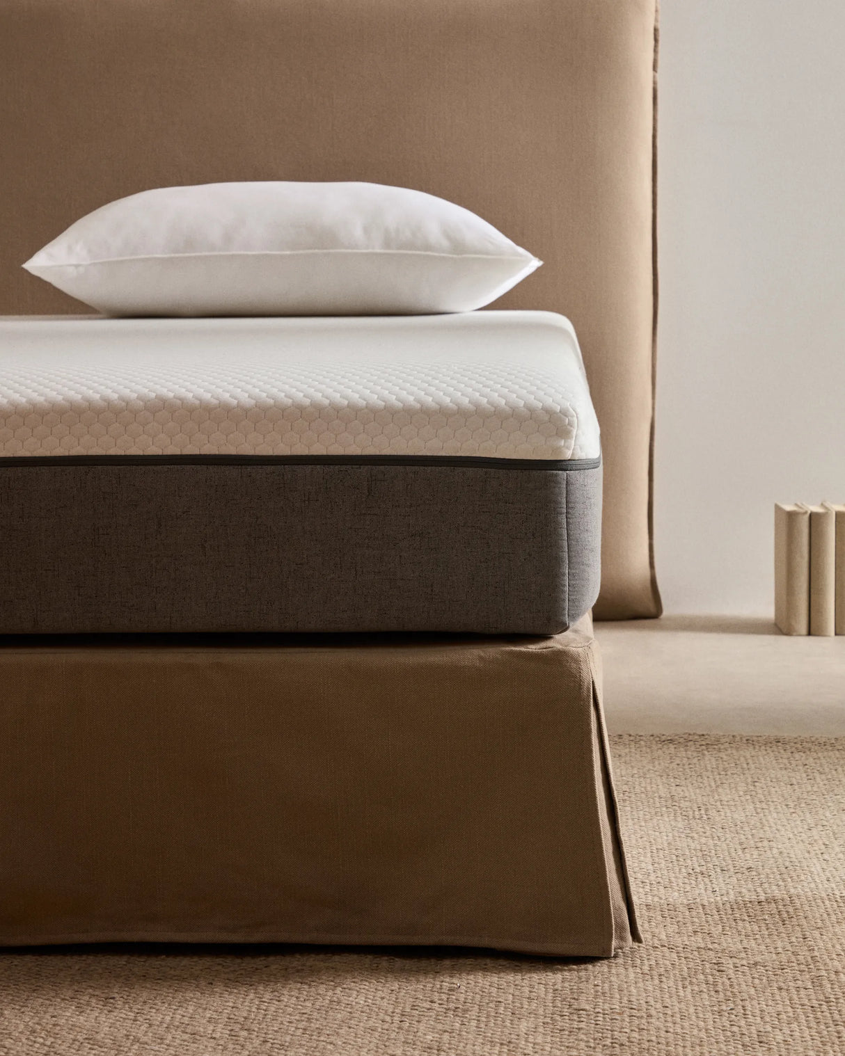 Viskoelastische Matratze Eva mit abnehmbarem Bezug 90 x 190 cm von Kave Home – Produktbild 4