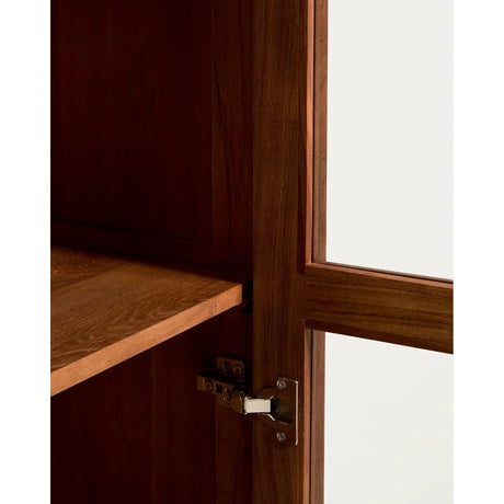 Vitrine Norani aus massivem Akazienholz und Akazienfurnier 110 x 185 cm von Kave Home – Bild 10