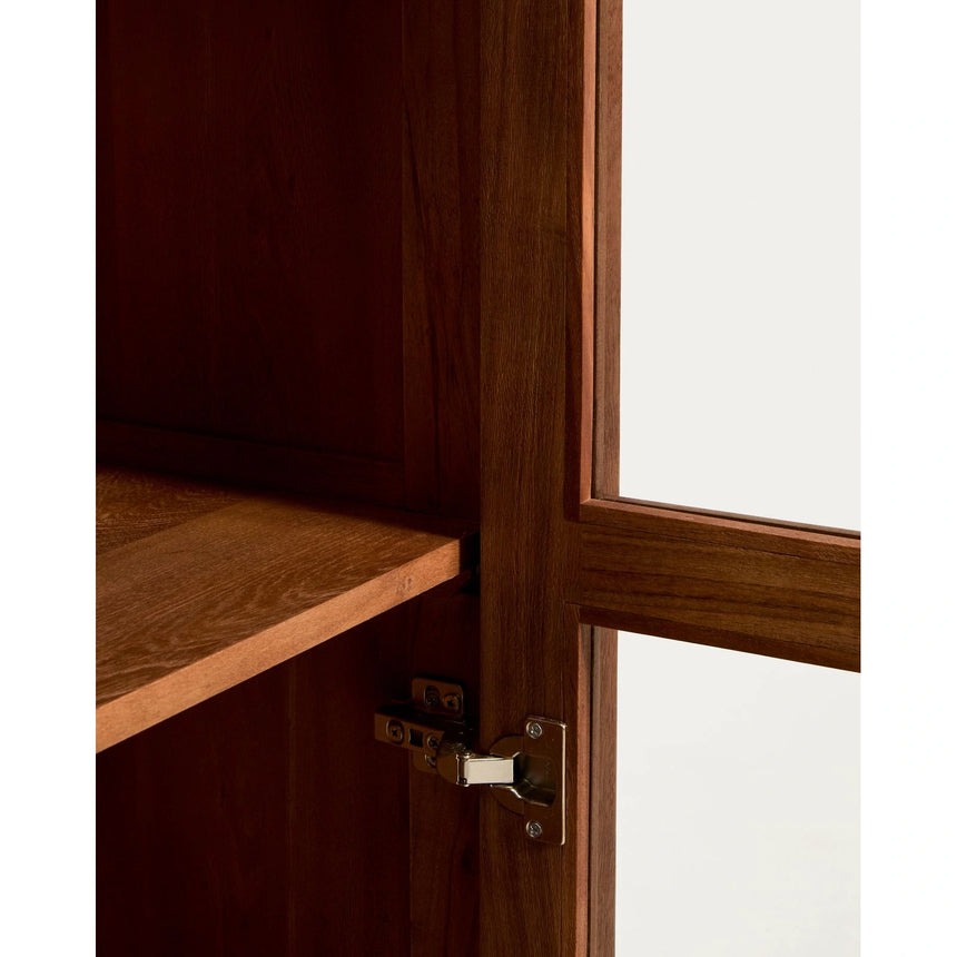 Vitrine Norani aus massivem Akazienholz und Akazienfurnier 110 x 185 cm von Kave Home – Bild 10