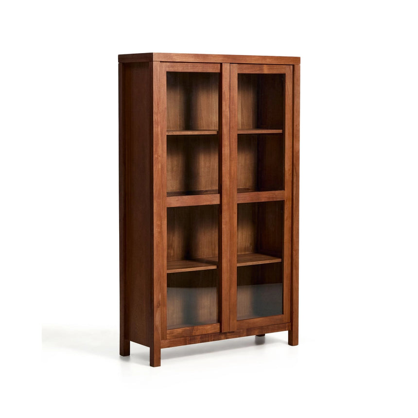 Vitrine Norani aus massivem Akazienholz und Akazienfurnier 110 x 185 cm von Kave Home – Bild 3