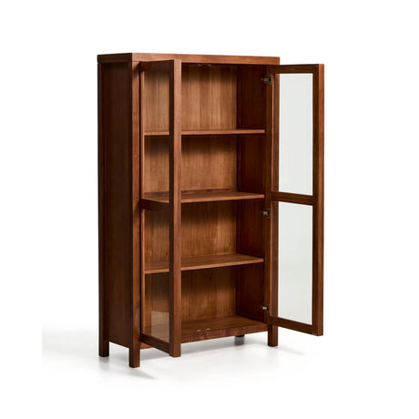 Vitrine Norani aus massivem Akazienholz und Akazienfurnier 110 x 185 cm von Kave Home – Bild 5