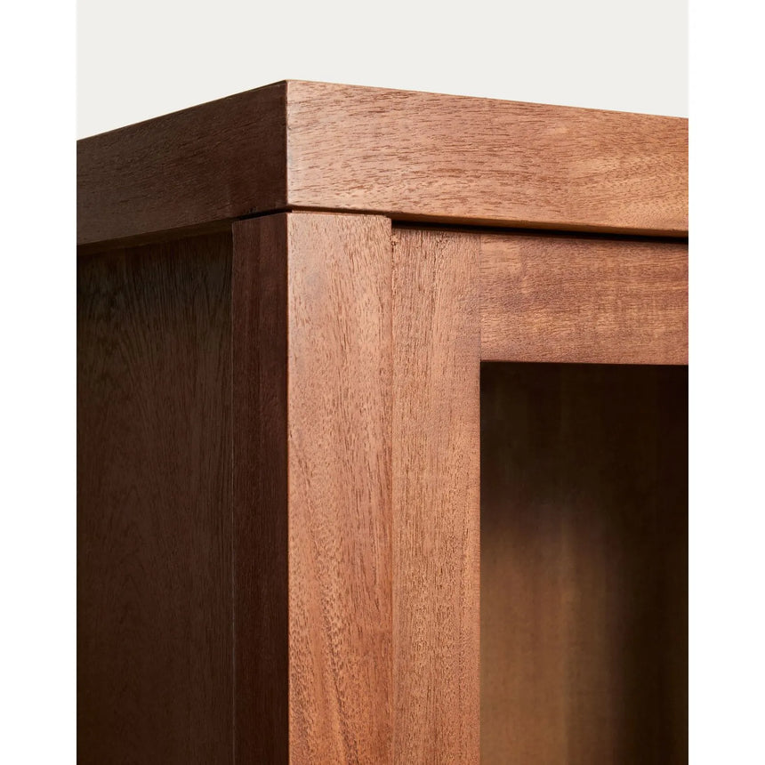 Vitrine Norani aus massivem Akazienholz und Akazienfurnier 110 x 185 cm von Kave Home – Bild 7