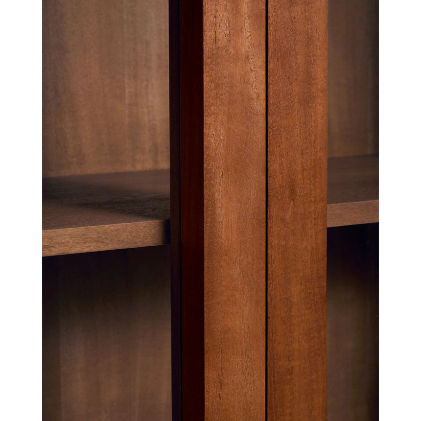 Vitrine Norani aus massivem Akazienholz und Akazienfurnier 110 x 185 cm von Kave Home – Bild 8
