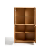 Vitrine Onix aus massivem Eichenholz und Eichenfurnier mit Naturton-Finish 100 x 170 cm FSC Mix Credit von Kave Home – Bild 7