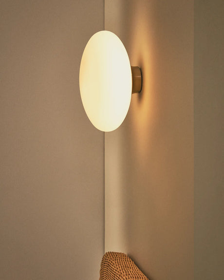 Wandleuchte Bamila aus Rauchglas und Nickel Ø 25 cm von Kave Home – Bild 3