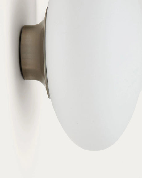 Wandleuchte Bamila aus Rauchglas und Nickel Ø 25 cm von Kave Home – Bild 7