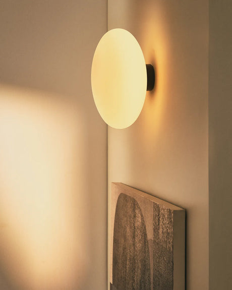 Wandleuchte Bamila aus Rauchglas und schwarzem Metall Ø 25 cm von Kave Home – Bild 3