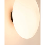 Wandleuchte Bamila aus Rauchglas und schwarzem Metall Ø 25 cm von Kave Home – Bild 5
