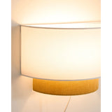 Wandleuchte Bianella aus Baumwolle und senfgelbem Cord, Ø 40 cm von Kave Home – Bild 4