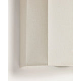 Wandleuchte Lumeni aus Kautschukholz und Leinen in Beige 20 cm von Kave Home – Bild 6
