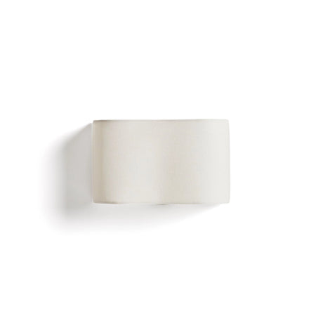 Wandleuchte Lumeni aus Kautschukholz und Leinen in Beige, 25 cm von Kave Home – Bild 1