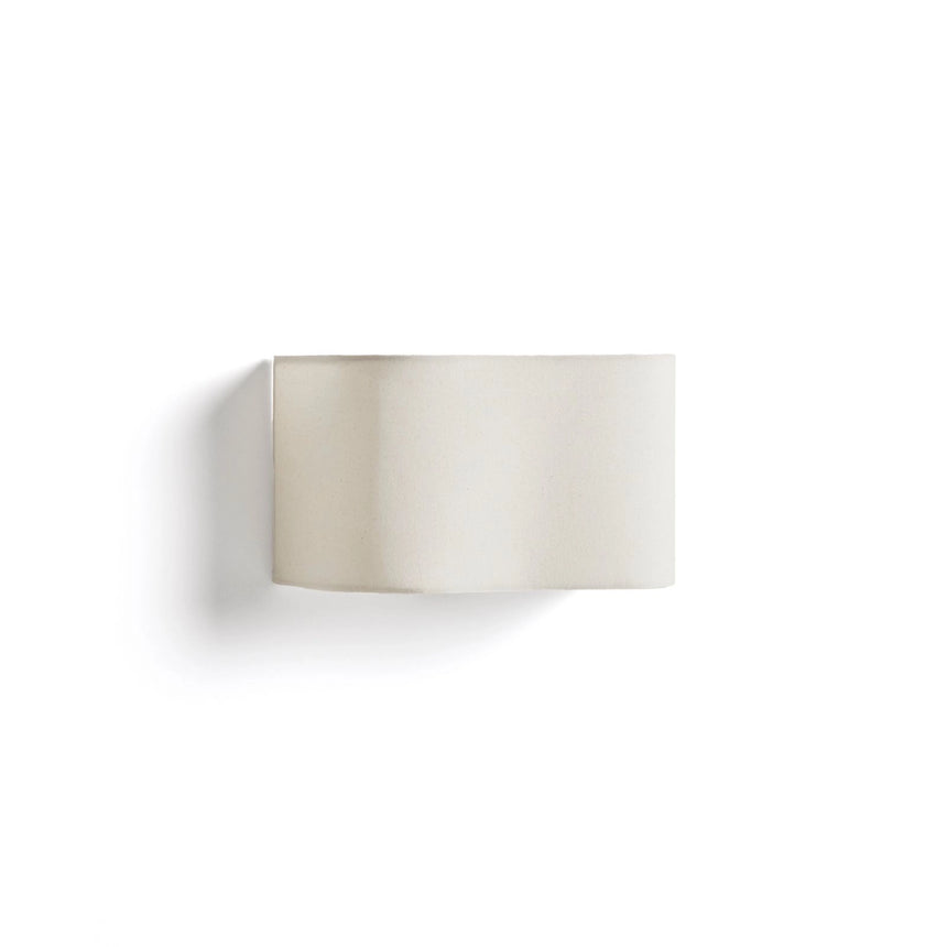 Wandleuchte Lumeni aus Kautschukholz und Leinen in Beige, 25 cm von Kave Home – Bild 3