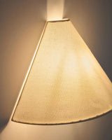 Wandleuchte Lumeni aus Kautschukholz und Leinen in Beige, 30 cm von Kave Home – Bild 4