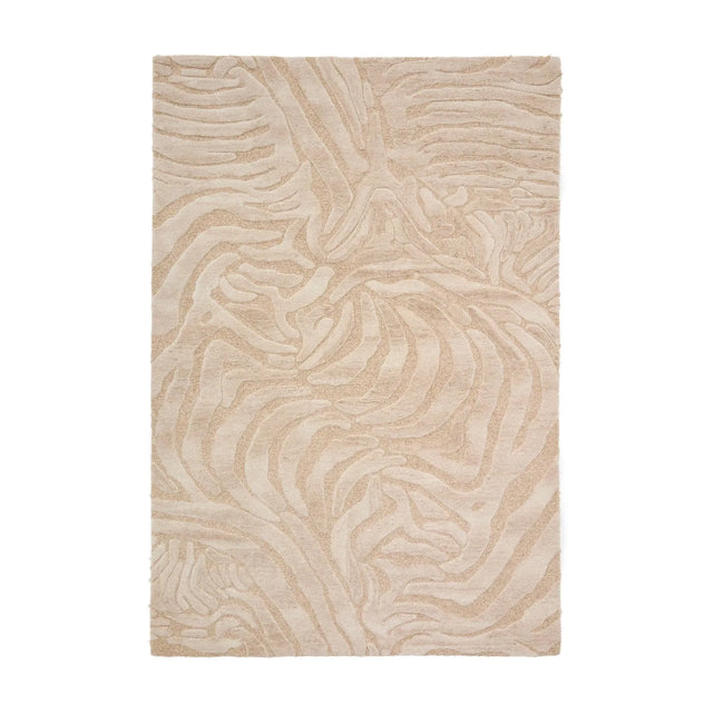 Wollmischteppich Tribet mit Jacquard-Zebramuster 200 x 300 cm von Kave Home – Bild 1