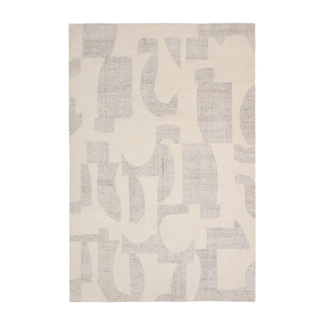 Wollmix-Teppich Norela mit Jacquard-Muster, grau 300 x 200 cm von Kave Home – Bild 1