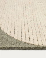 Wollteppich Bralen mit Jacquardmuster, grün und beige, 200 x 300 cm von Kave Home – Bild 3