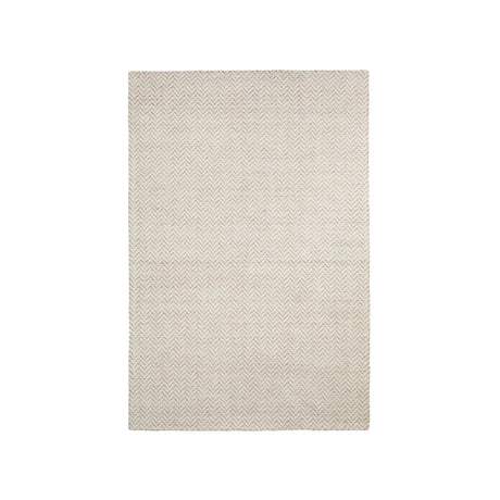 Wollteppich Calira mit Jacquard-Flechtmuster, beige, 230 x 160 cm von Kave Home – Bild 1