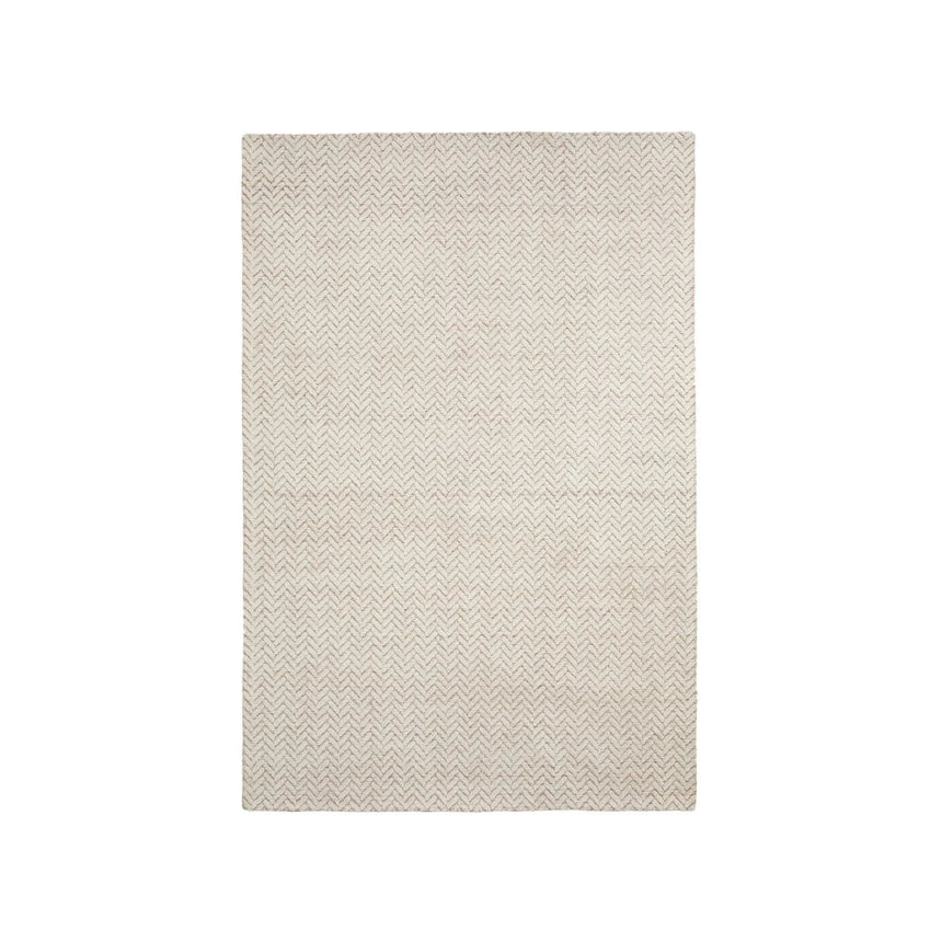 Wollteppich Calira mit Jacquard-Flechtmuster, beige, 230 x 160 cm von Kave Home – Bild 1