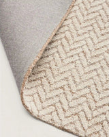 Wollteppich Calira mit Jacquard-Flechtmuster, beige, 230 x 160 cm von Kave Home – Bild 5