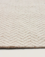 Wollteppich Calira mit Jacquard-Flechtmuster, beige, 300 x 200 cm von Kave Home – Bild 4