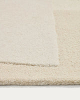 Wollteppich Dennie mit beigem Muster 160 x 230 cm von Kave Home – Bild 5