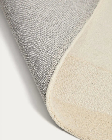 Wollteppich Dennie mit beigem Muster 200 x 300 cm von Kave Home – Bild 6